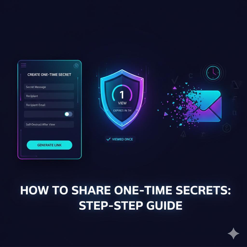 Cover for How to Share One-Time Secrets: A Step-by-Step Guide